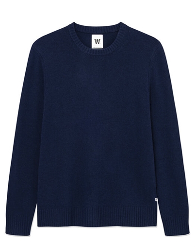 Wood Wood - WWTal Crew Neck Strik - Outer Space
